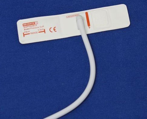 Neonate 1# disposable NIBP cuff single hose with nonwoven material
