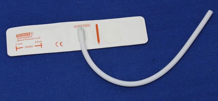 Neonate 2# disposable NIBP cuff single hose with nonwoven material