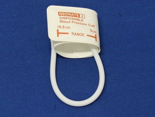 Neonate 3# disposable NIBP cuff single hose with nonwoven material