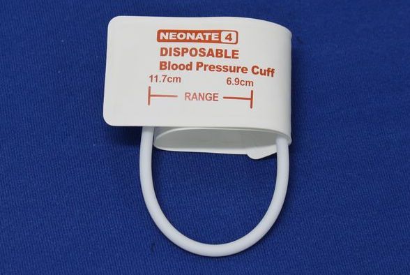 Neonate 4# disposable NIBP cuff single hose with nonwoven material