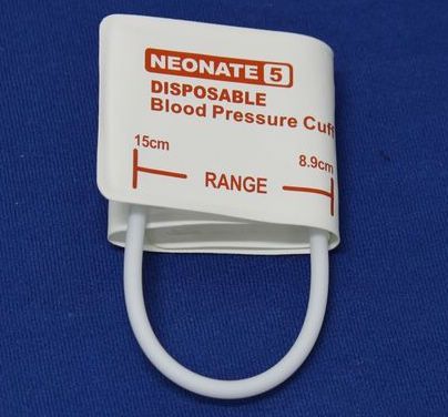 Neonate 5# disposable NIBP cuff single hose with nonwoven material